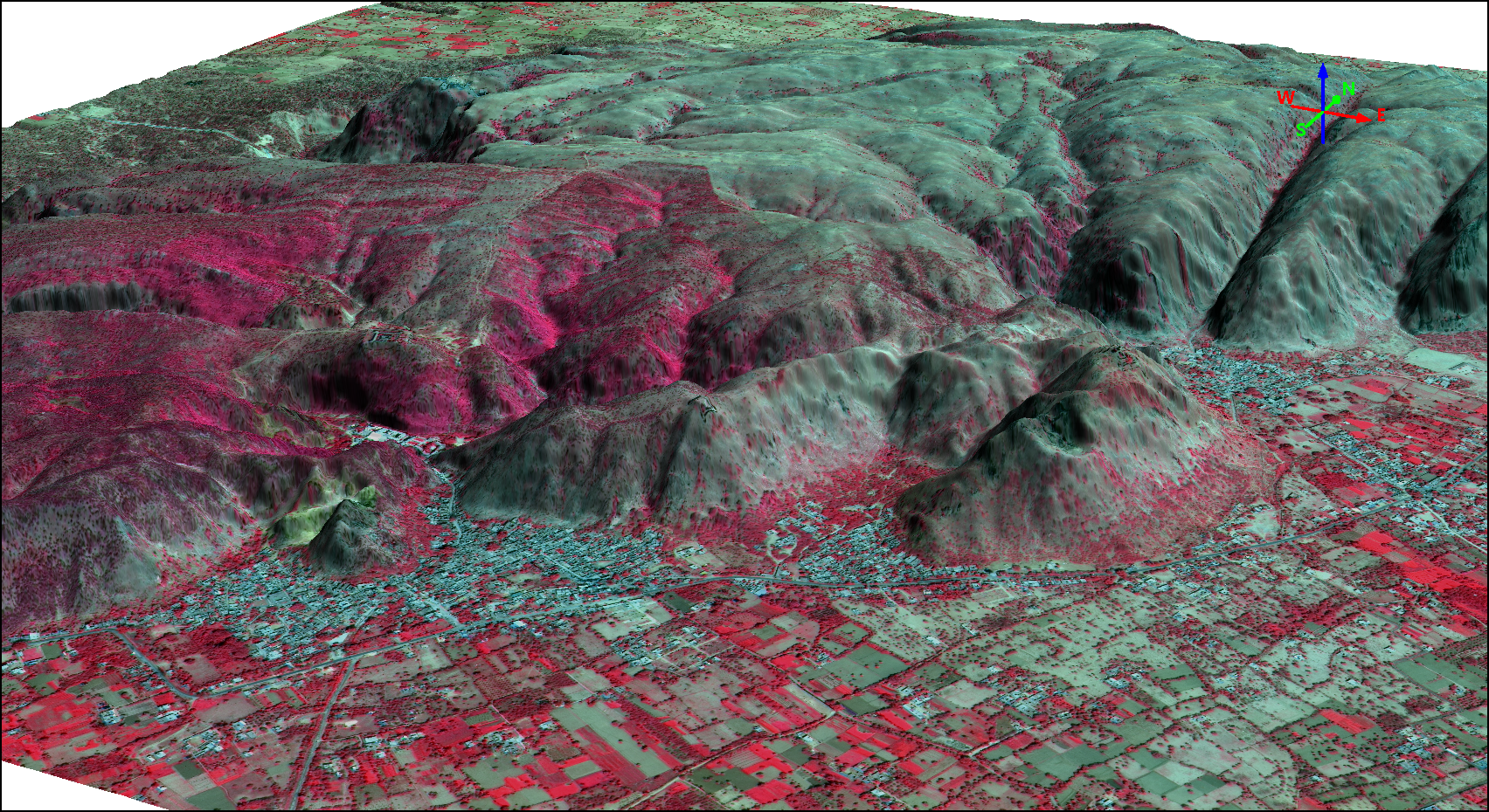 Imagem SuperView-1 Cor Infravermelho em MDT Vila Samode