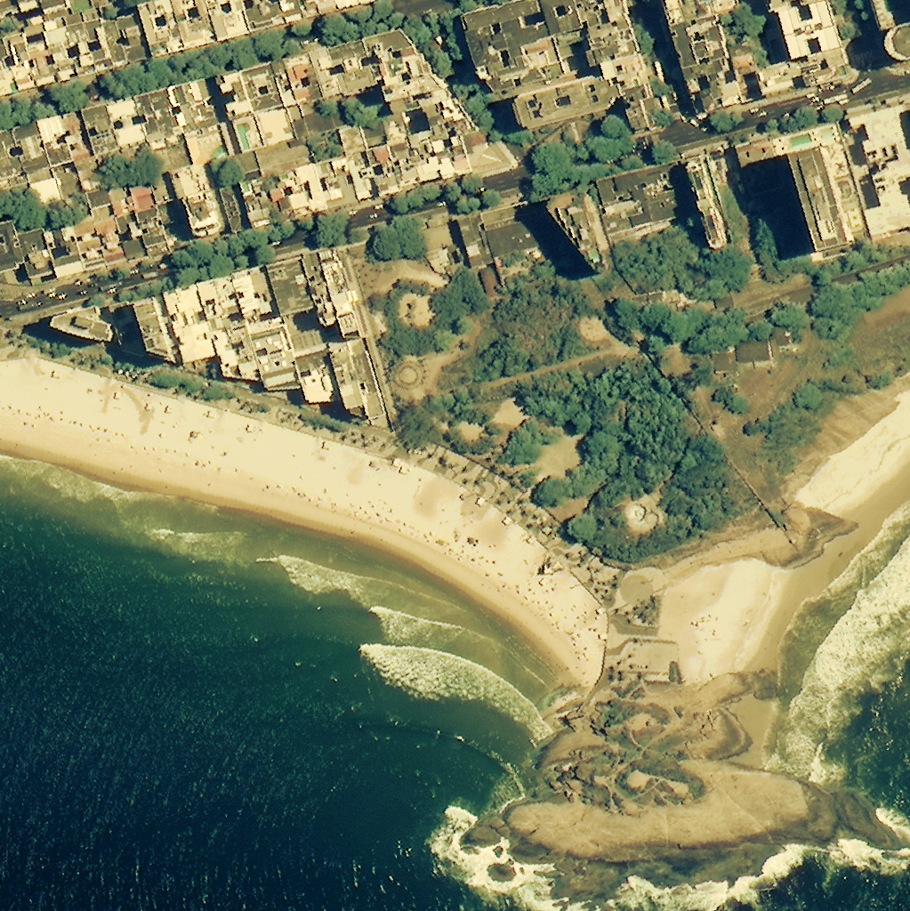 Pedra do Arpoador e Parque Garota de Ipanema (imagem RGB)