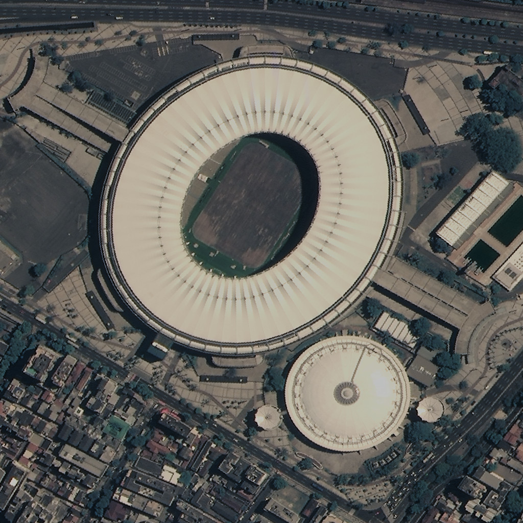 Est&aacute;dio do Maracan&atilde; e Maracan&atilde;zinho (imagem RGB)