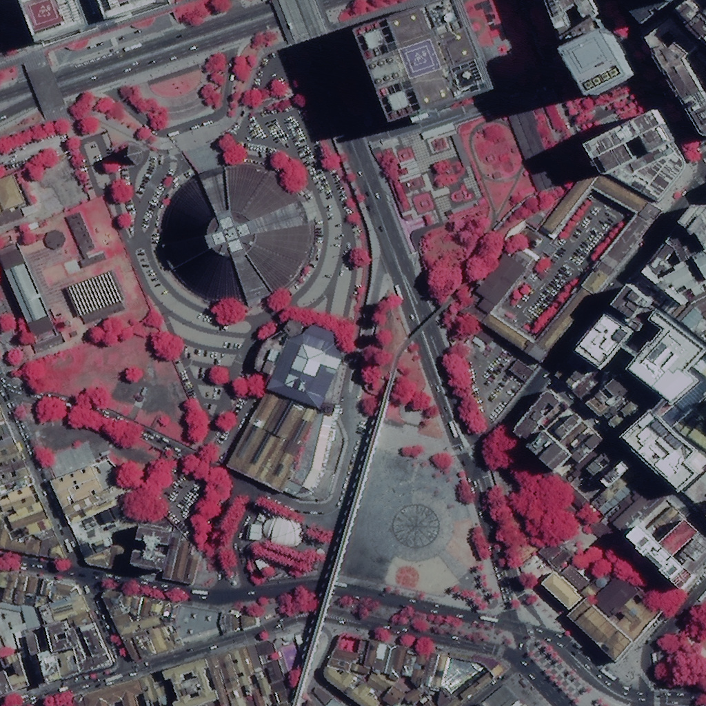 Aqueduto da Carioca, Catedral Metropolitana de S&atilde;o Sebasti&atilde;o do Rio de Janeiro e Edif&iacute;cio Sede da Petrobras (imagem NIRRG)