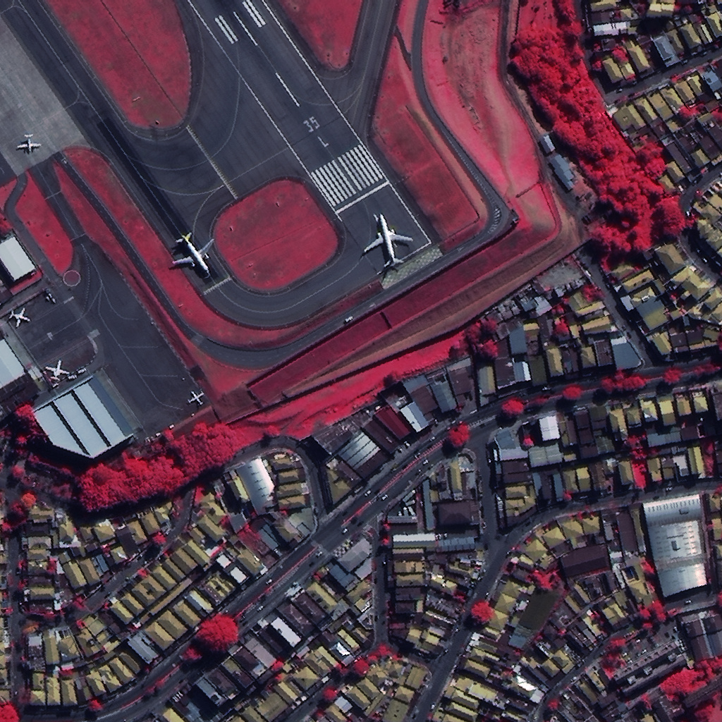 Aeroporto de Congonhas: Cabeceira da Pista e &Aacute;rea Residencial (imagem NIRRG)